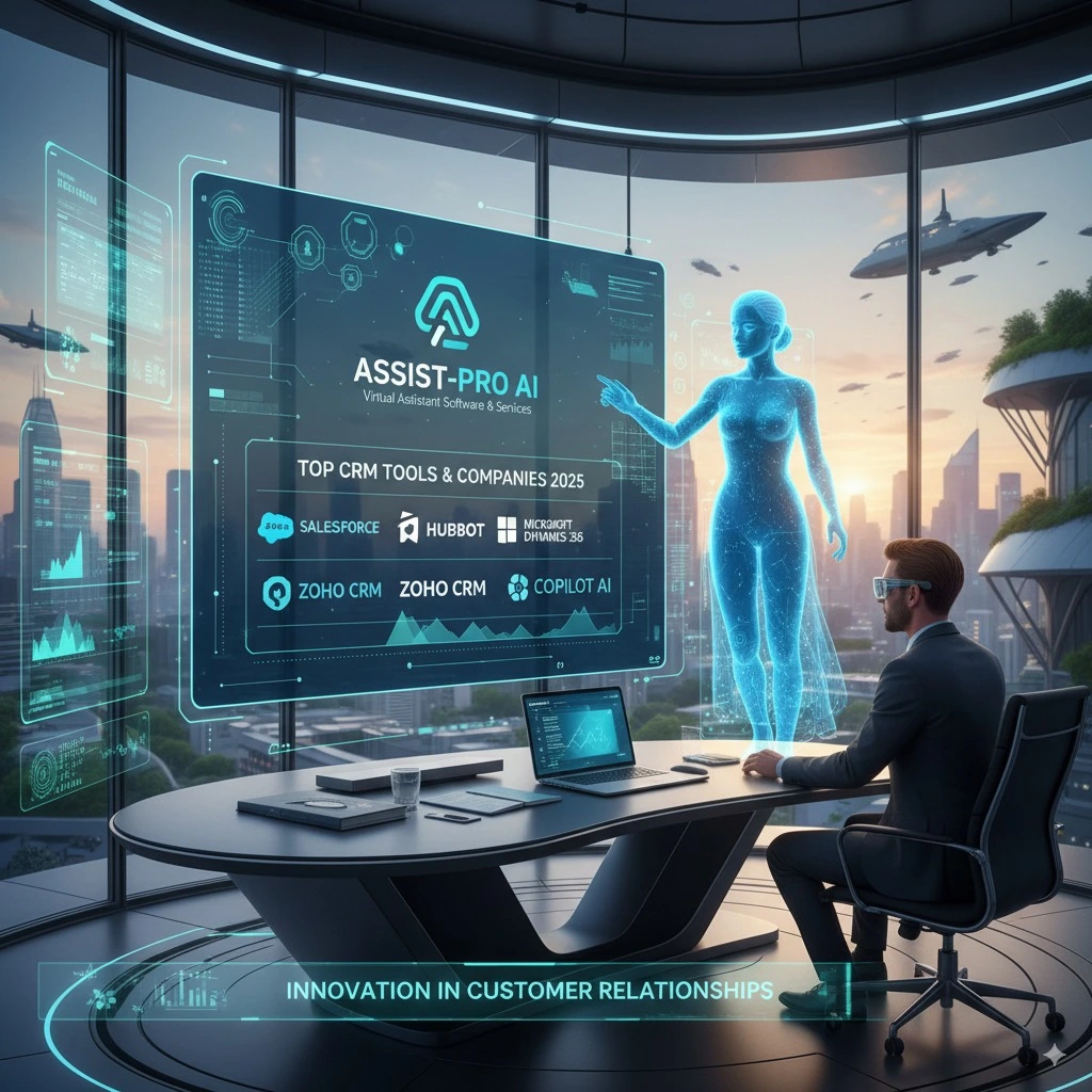 virtual assistant software and services with best crm tools and companies in 2025